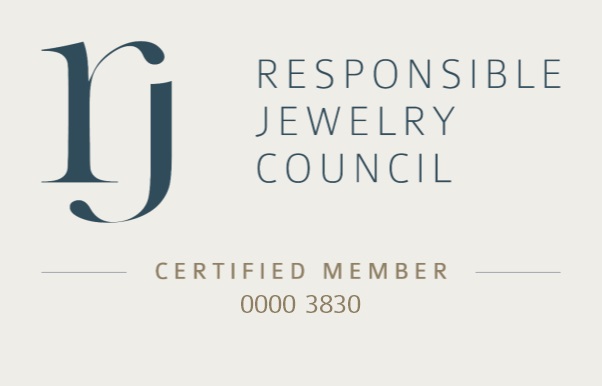 Certified member of Respensible Jewelry Council